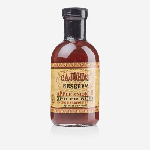 CaJohns Apple Smoked Spiced Rum BBQ Sauce