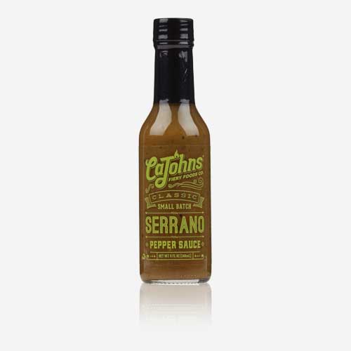 CaJohns Classic Serrano Pepper Hot Sauce