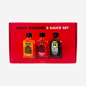 Crazy Bastard 3 sauce set